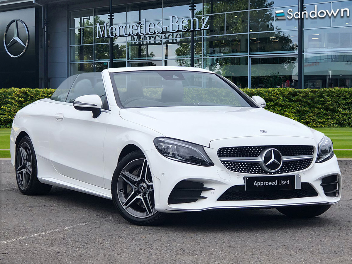 Used Mercedes-Benz C220d AMG Line Premium Coupe Polar White +